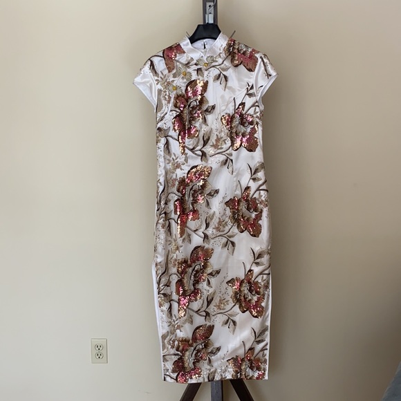 Dresses & Skirts - Chinese cheongsam/qipao wedding & ceremony dress